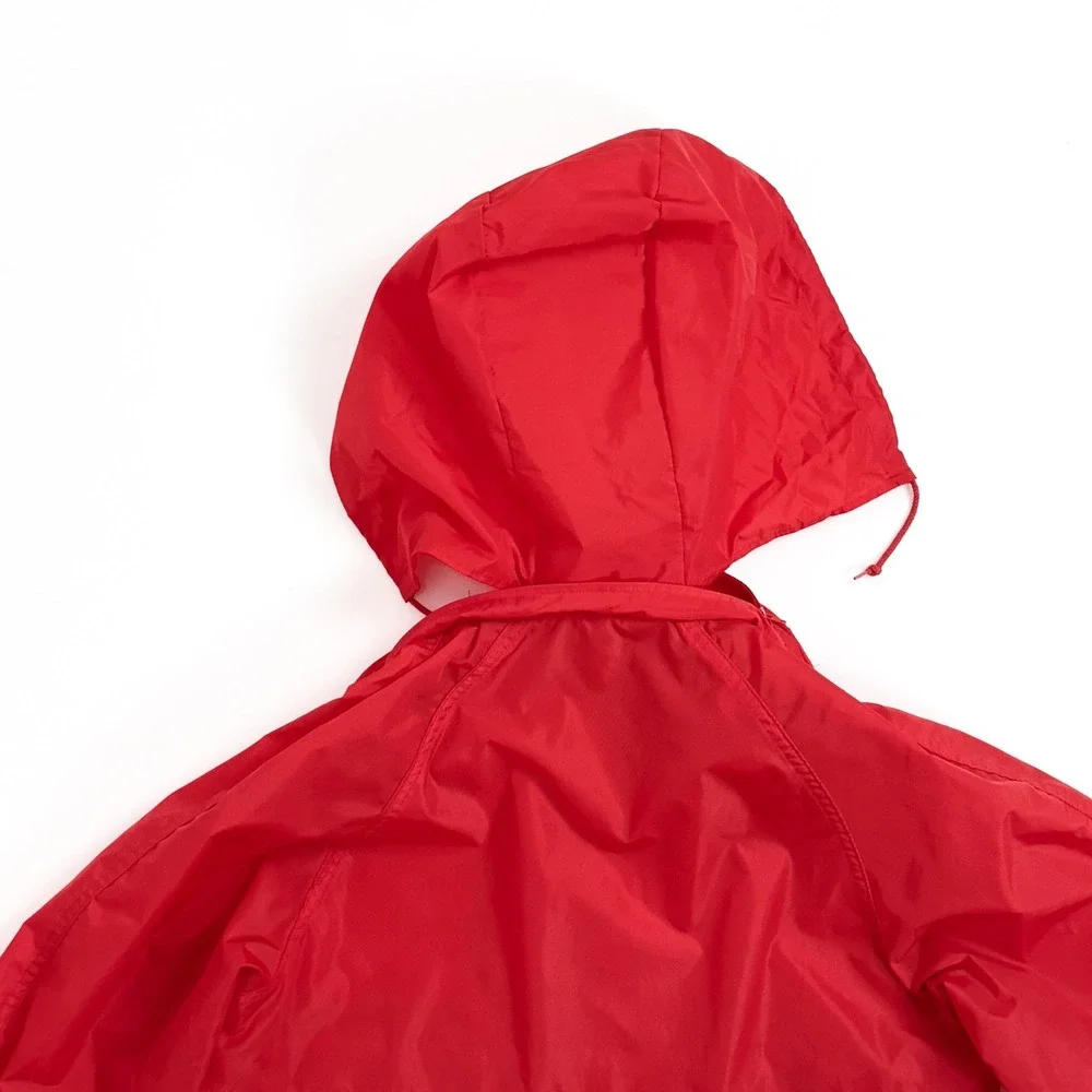 Vintage 80s/90s Eddie Bauer‎ Red Windbreaker Jacket Men's Small